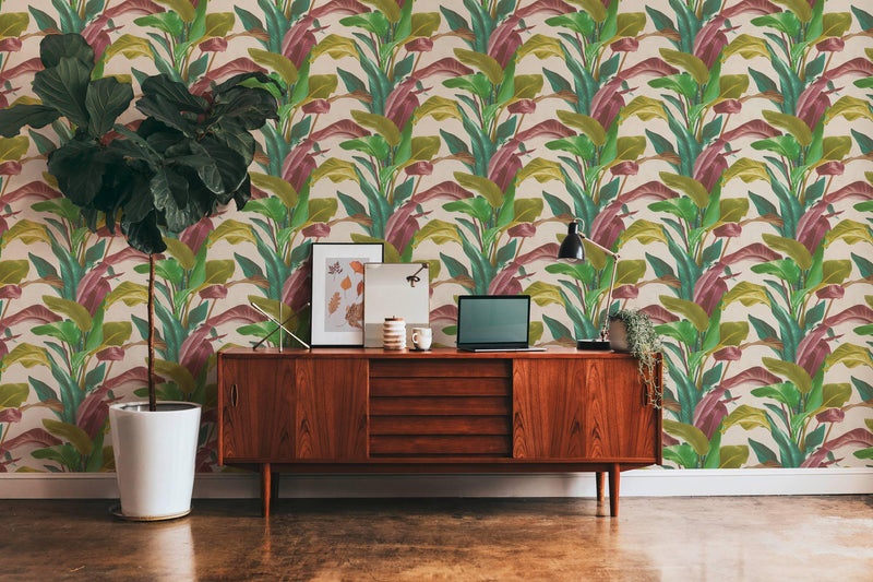 Banana Tropical - 4 Colours NZ-Wallpaper