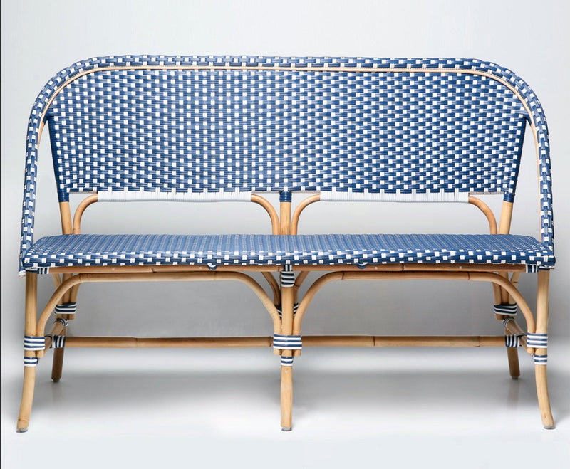 Barcelona Bench Seat - Blue/White