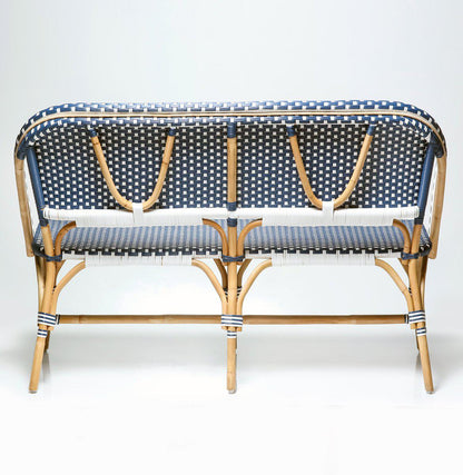 Barcelona Bench Seat - Blue/White