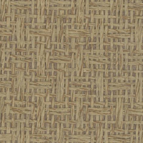 Basket Weave - Latte - Grasscloth Wallpaper