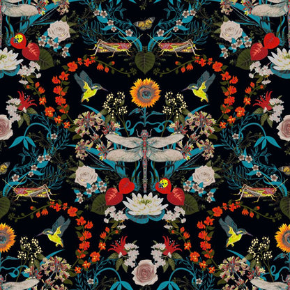 Dragon Fly Velvet - Jet
