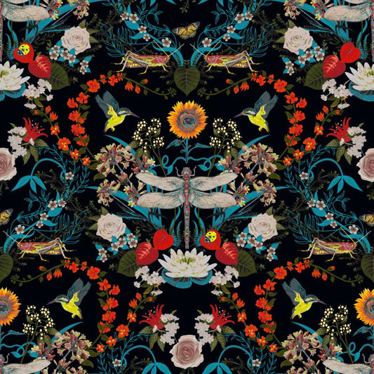 Dragon Fly Velvet - Jet