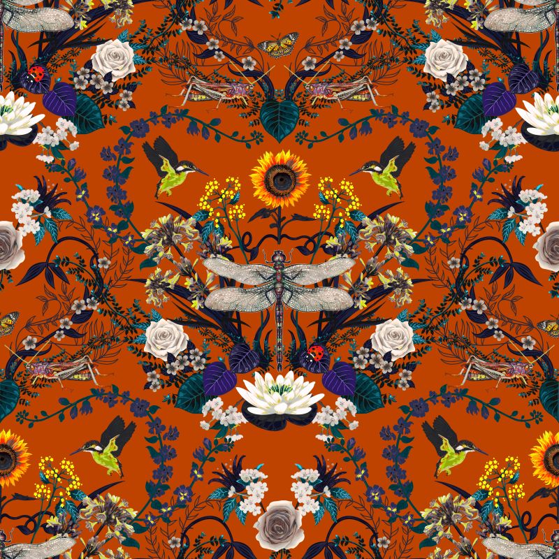 Dragon Fly Velvet - Squash