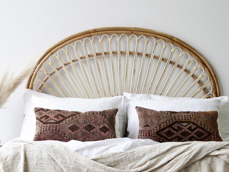 Butterfly Rattan Bedhead SALE - ASK US FOR A DELIVERY QUOTE