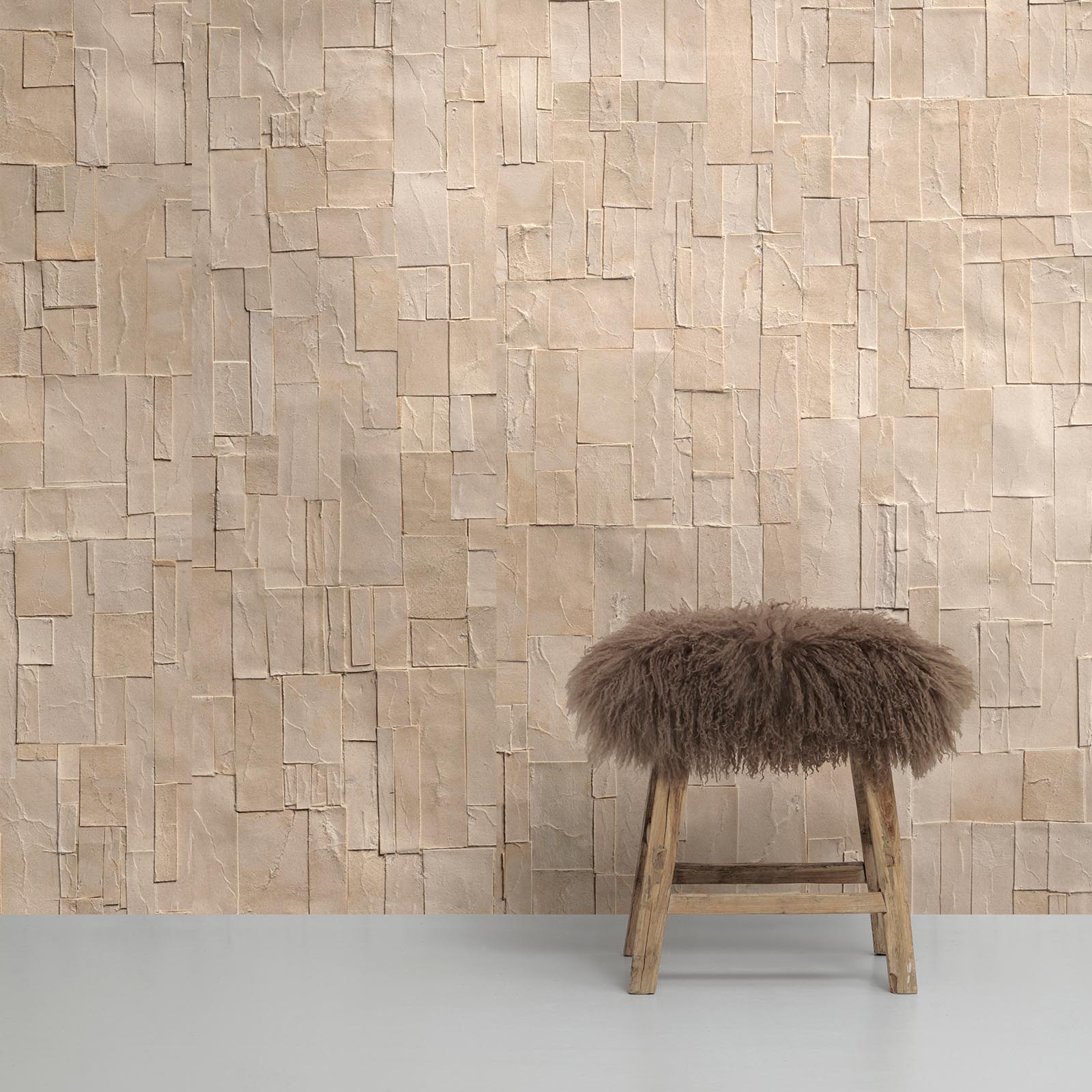 Beige Remixed Wallpaper by Arthur Slenk NZ-Wallpaper