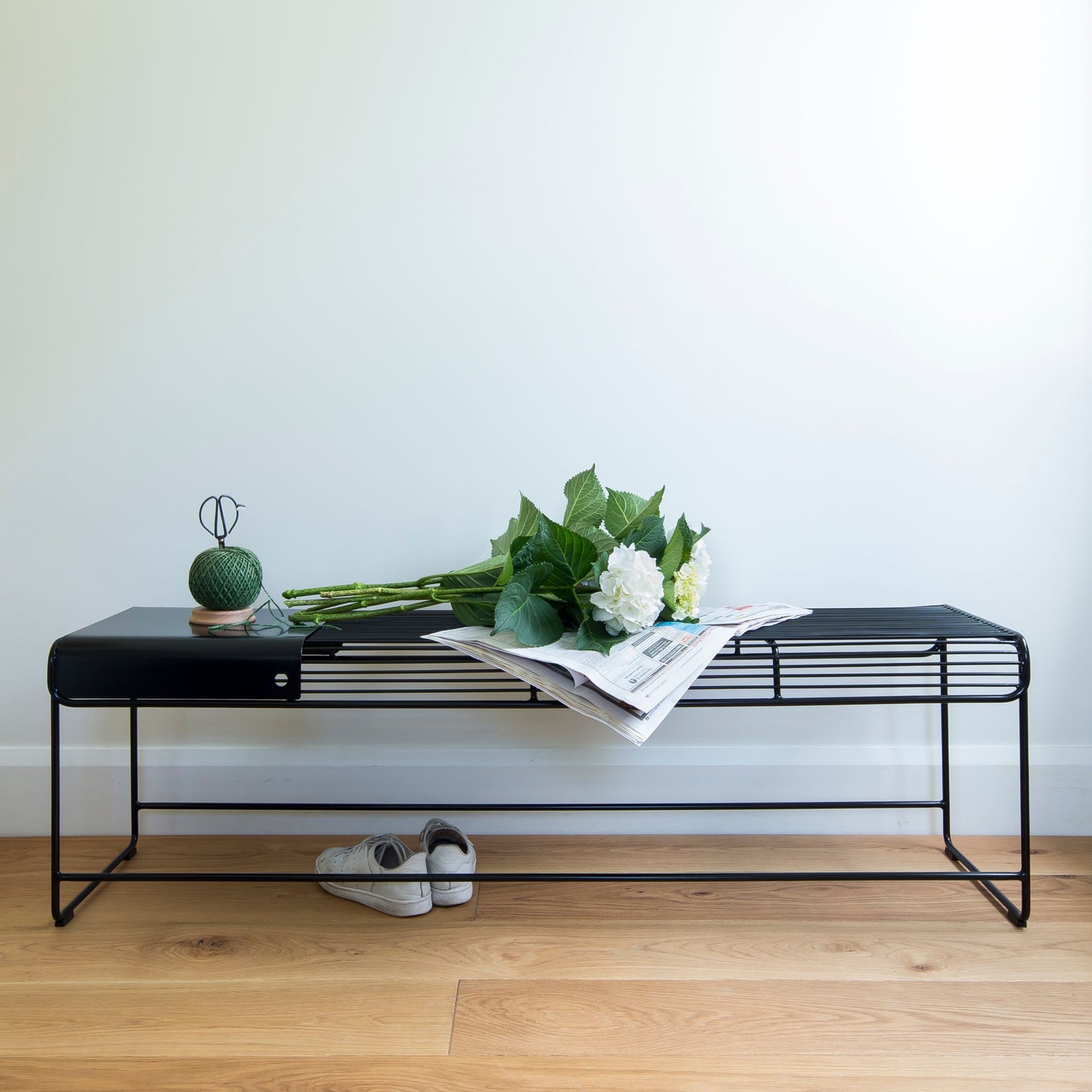 Benmore Metal Bench Seat NZ-Homeware