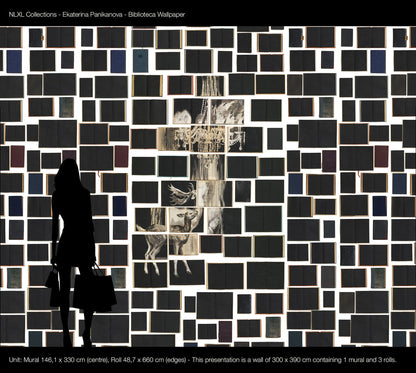 "Biblioteca Series" Mural wallpaper by Ekaterina Panikanova - 5 different styles NZ-Wallpaper
