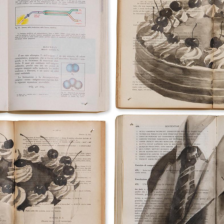 "Biblioteca Series" Mural wallpaper by Ekaterina Panikanova - 5 different styles NZ-Wallpaper