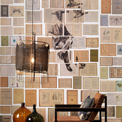 "Biblioteca Series" Mural wallpaper by Ekaterina Panikanova - 5 different styles NZ-Wallpaper