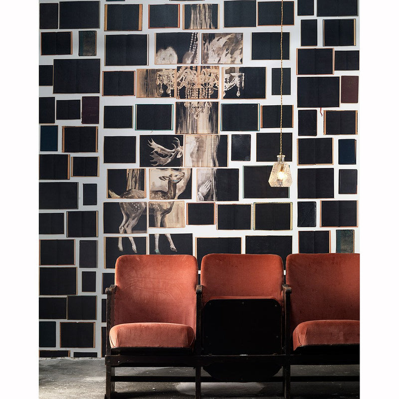 Biblioteca Series Mural wallpaper by Ekaterina Panikanova -   5 different styles