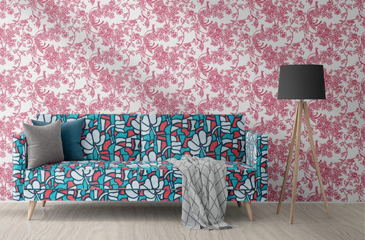 Birds of Paradise Florence Broadhurst Wallpaper NZ-Wallpaper