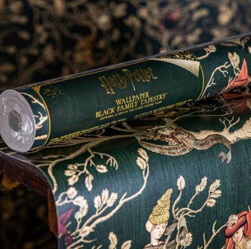 Black Family Tapestry Wallpaper - Harry Potter NZ-Kids Rooms