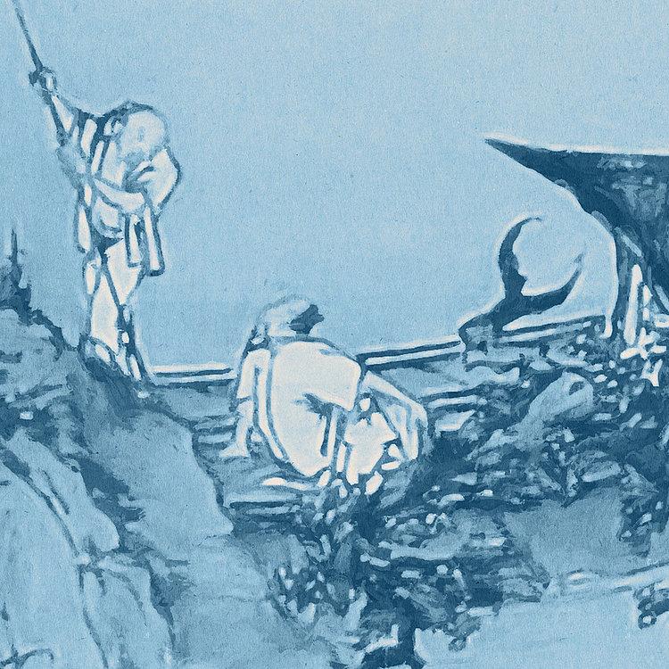 Blue China - Wallpaper Mural NZ-Wallpaper