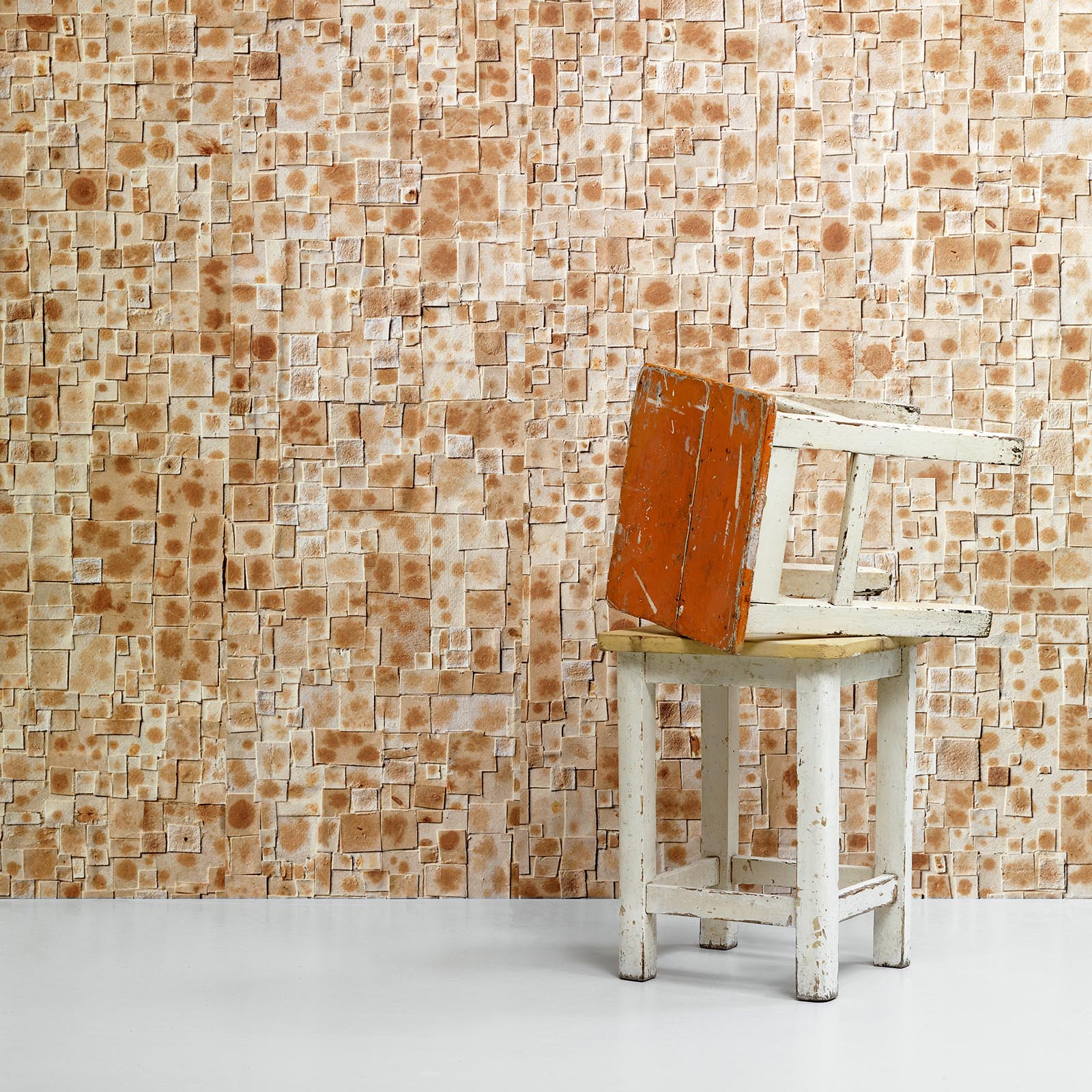 Brown dots Remixed Wallpaper by Arthur Slenk NZ-Wallpaper