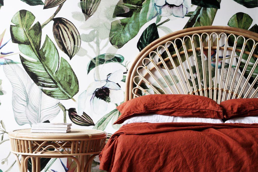 Butterfly Headboard - Natural Colour