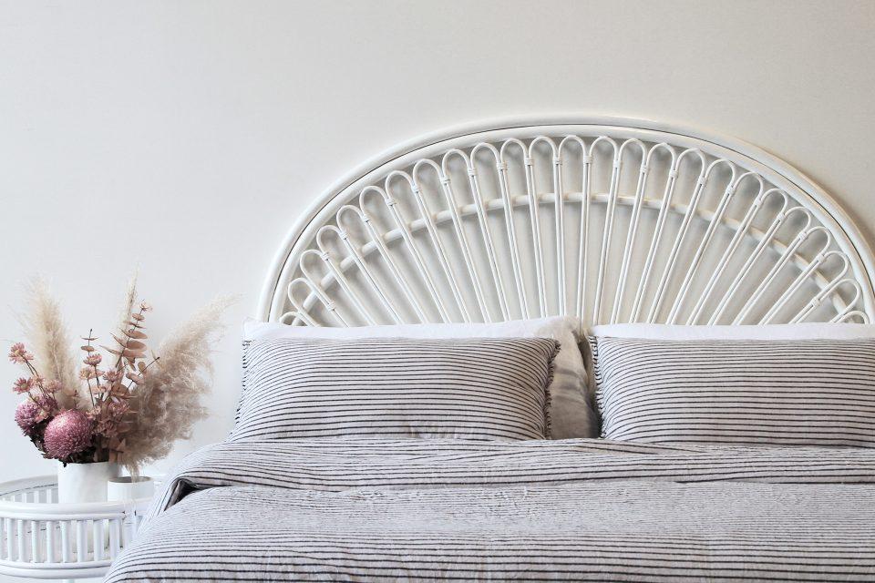 Butterfly Headboard - White