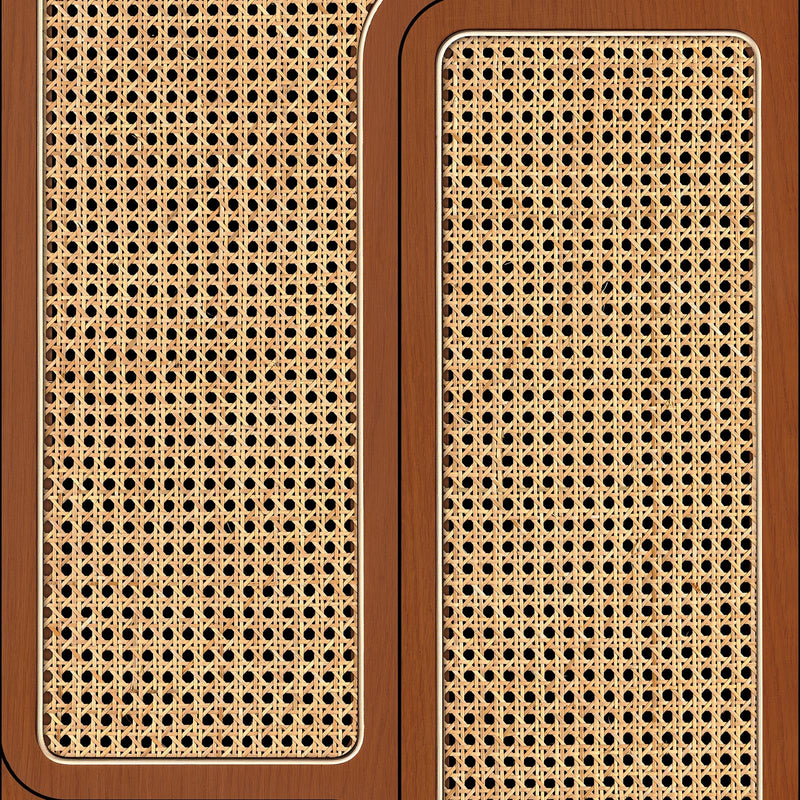 Cane Angle Webbing Wallpaper 5 Colours NZ-Wallpaper