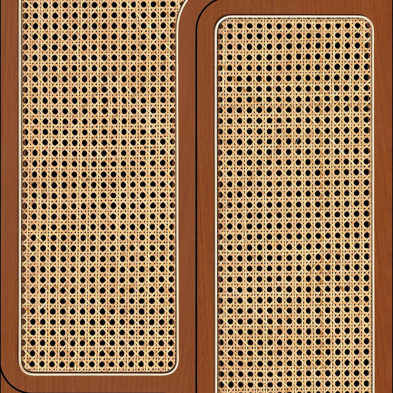 Cane Angle Webbing Wallpaper 5 Colours