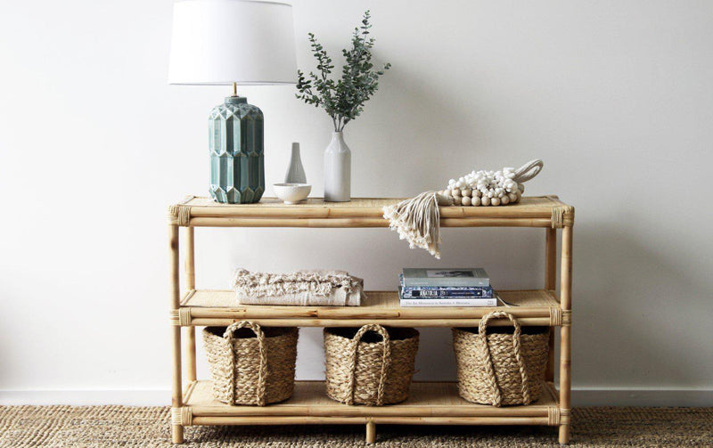 Cane Console Furniture - Biscayne NZ-Homeware