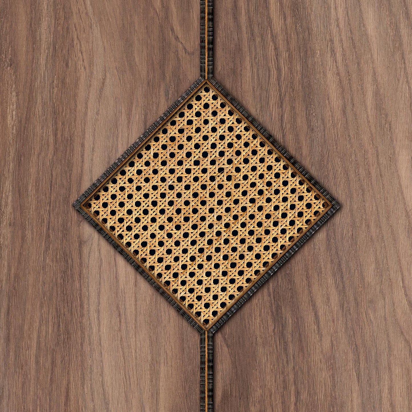 Cane Diamond Webbing Wallpaper 5 Colours NZ-Wallpaper