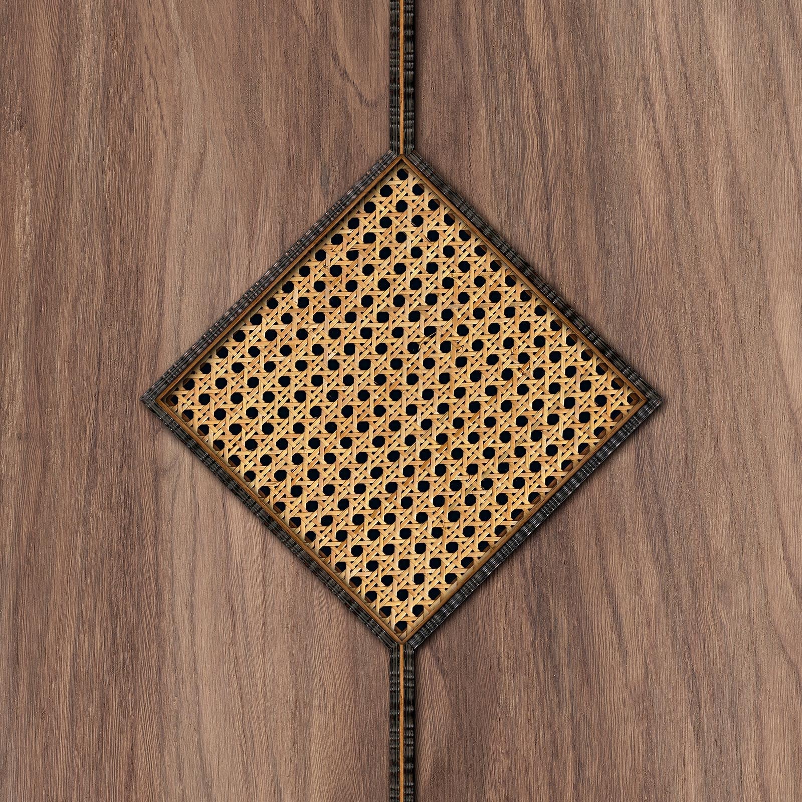 Cane Diamond Webbing Wallpaper 5 Colours NZ-Wallpaper