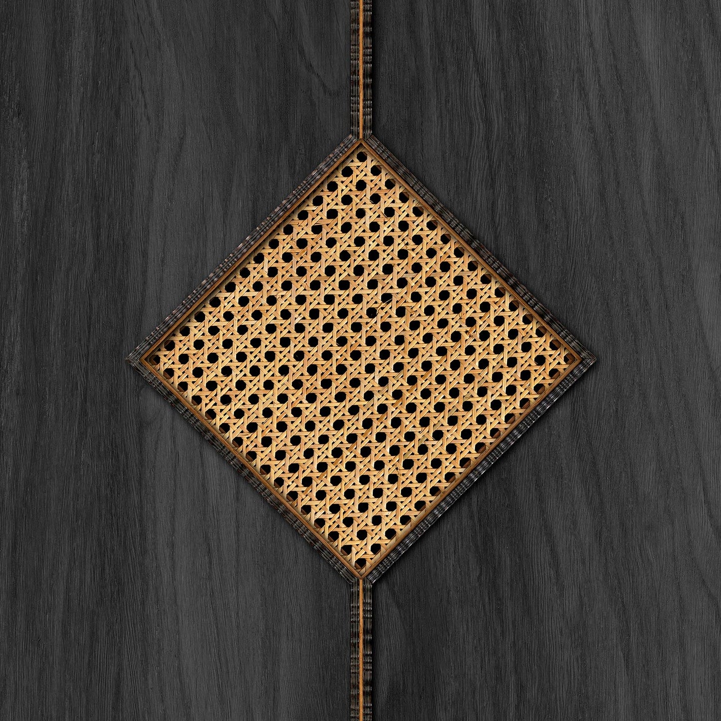 Cane Diamond Webbing Wallpaper 5 Colours NZ-Wallpaper