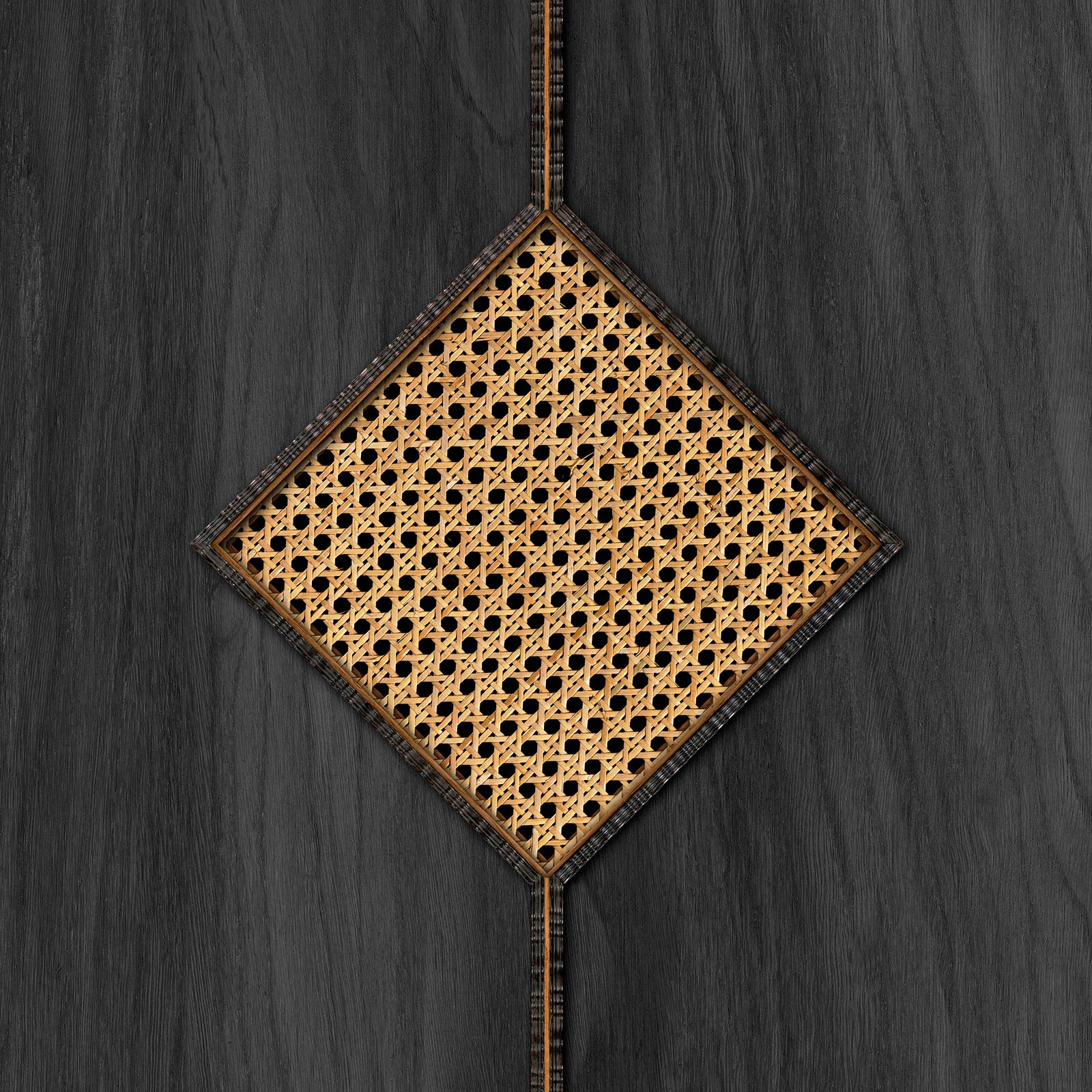 Cane Diamond Webbing Wallpaper 5 Colours NZ-Wallpaper