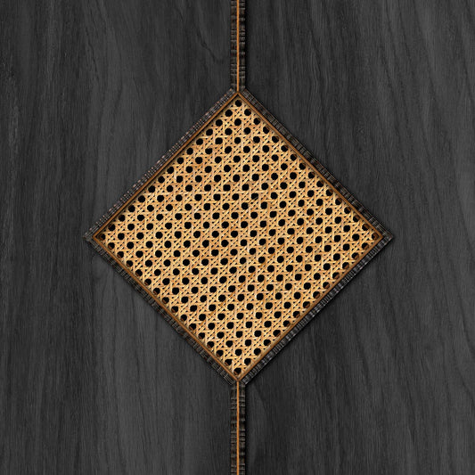 Cane Diamond Webbing Wallpaper 5 Colours NZ-Wallpaper