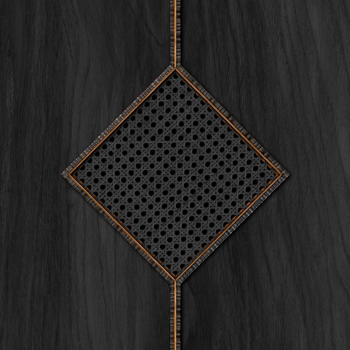 Cane Diamond Webbing Wallpaper - 5 Colours