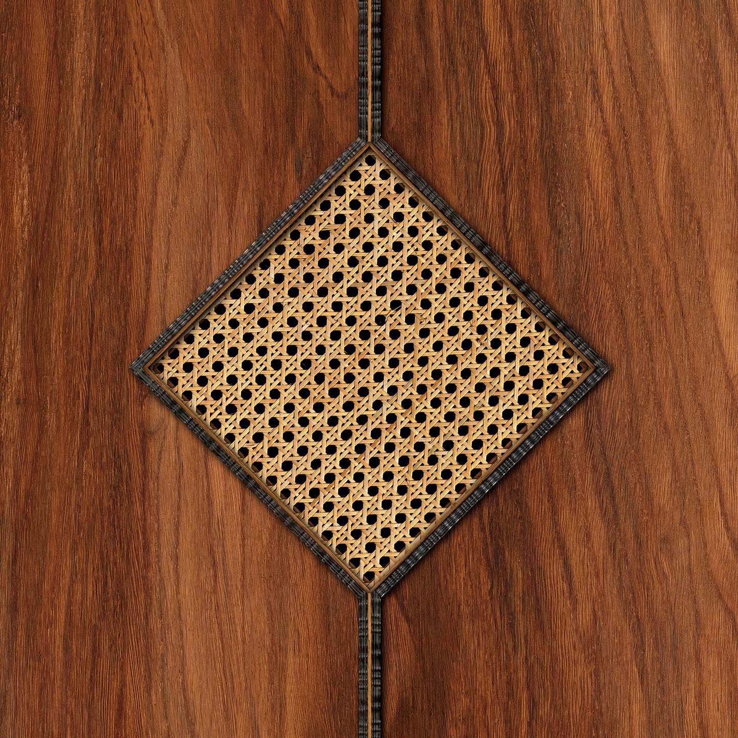 Cane Diamond Webbing Wallpaper 5 Colours NZ-Wallpaper