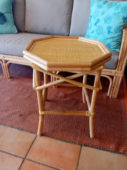 Cane Side Table Cancun - Furniture NZ-Homeware