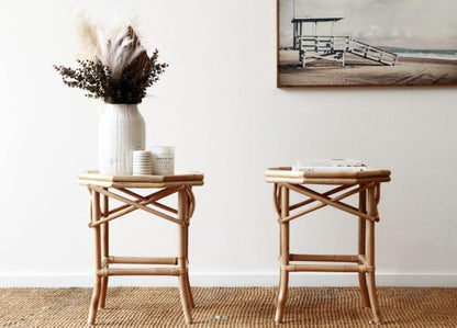 Cane Side Table Cancun - Furniture NZ-Homeware