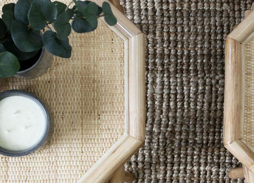 Cane Side Table Cancun - Furniture NZ-Homeware