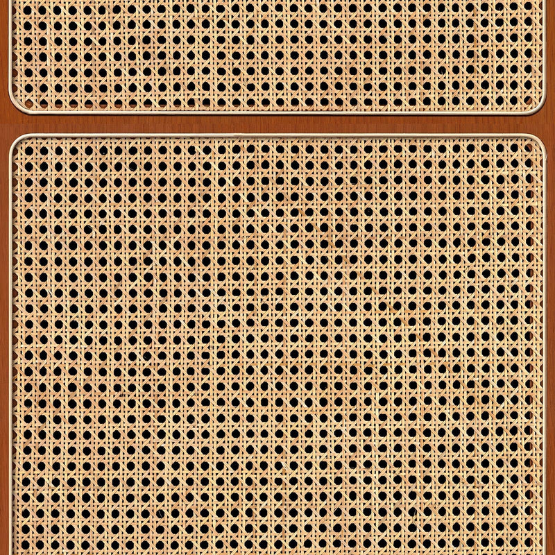 Cane Square Webbing Wallpaper 5 Colours