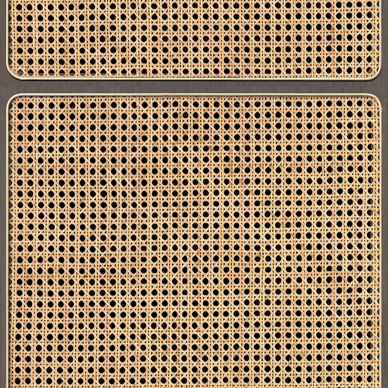 Cane Square Webbing Wallpaper 5 Colours
