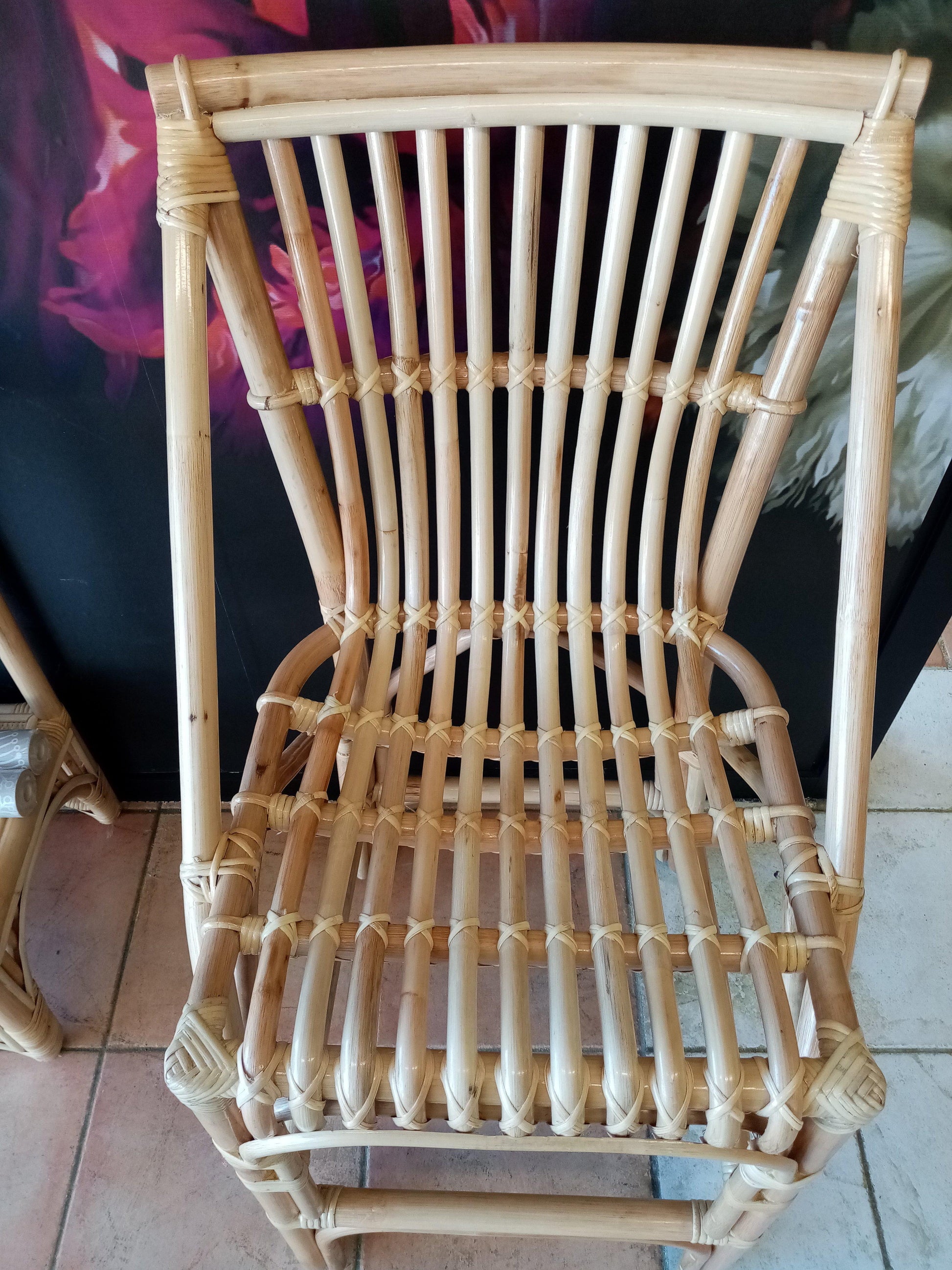 Cane Stools - Maine NZ-Homeware