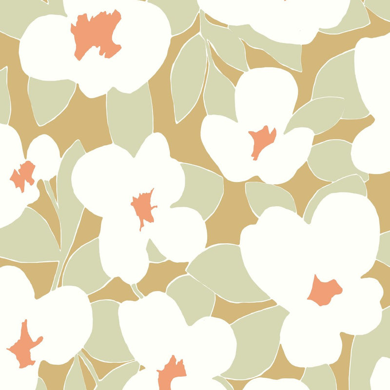 August Flower Power Wallpaper - 5 colours