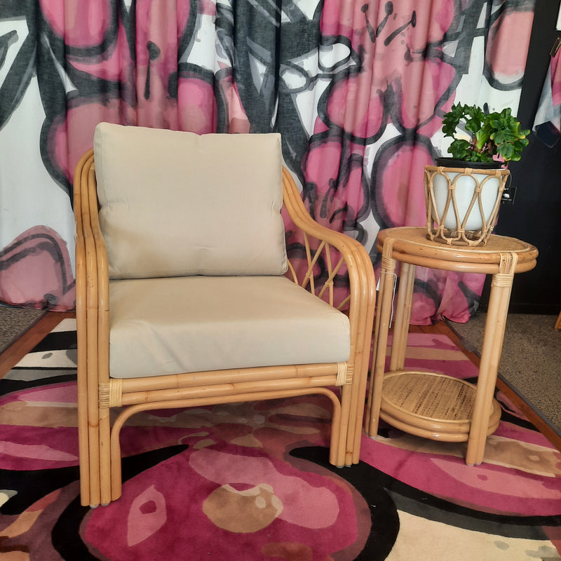 Florence Cane Armchair SALE - PICK UP ONLY