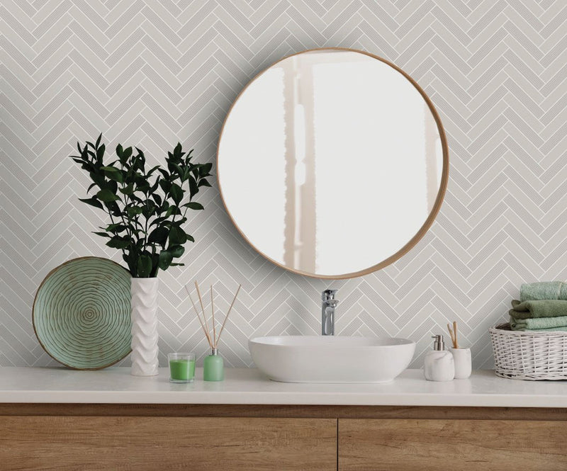 Cerros Tile Wallpaper - 4 Colours NZ-Wallpaper