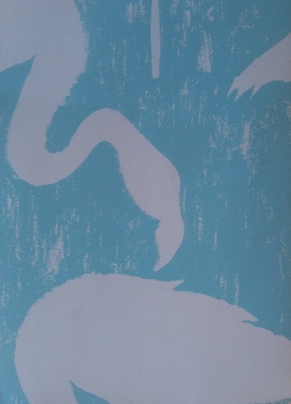 Chalky Pink/Turquoise Wallpaper (The Inside's own image)