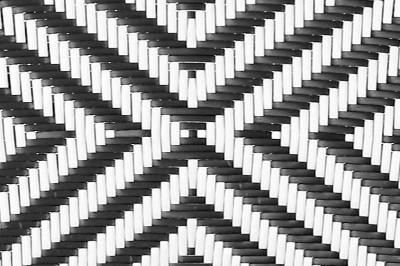 Chevron Weave -= Black/White