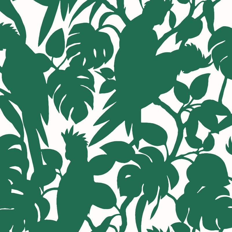 Cockatoos Florence Broadhurst Fabric NZ-Wallpaper