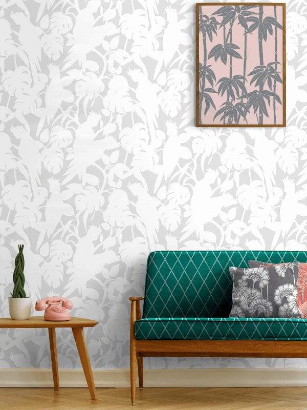 Cockatoos Florence Broadhurst Wallpaper - 10 Colours NZ-Wallpaper