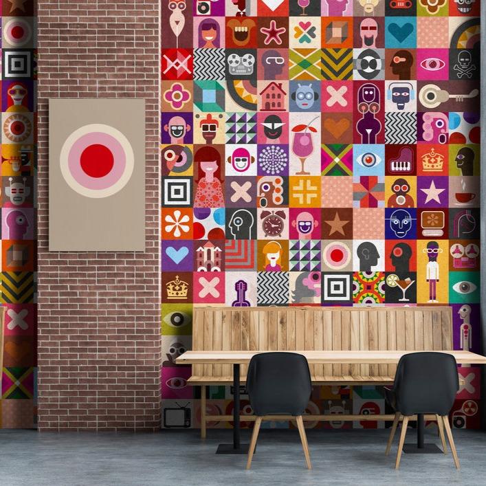 Come As You Are - Custom Sized Wallpaper Mural (per m2)