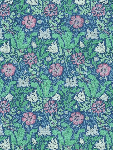 Compton Wallpaper NZ - Blue/Green