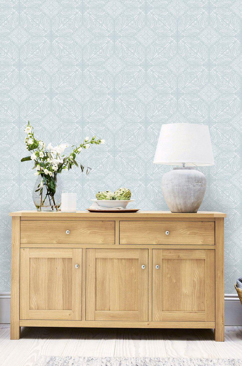 Coniston Wallpaper - Soft Teal