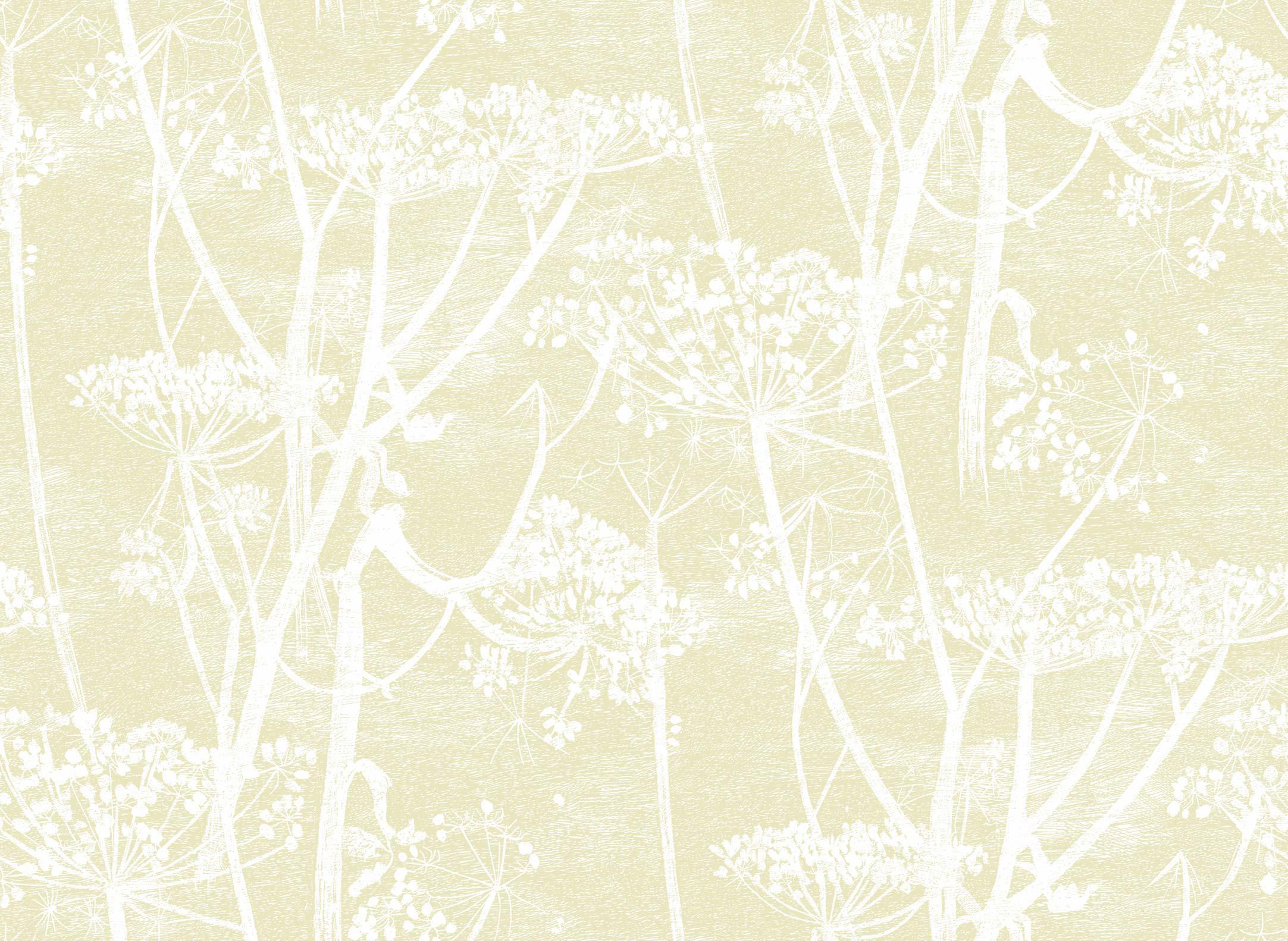 Cow Parsley Wallpaper Sample - Silk Interiors Wallpaper Australia