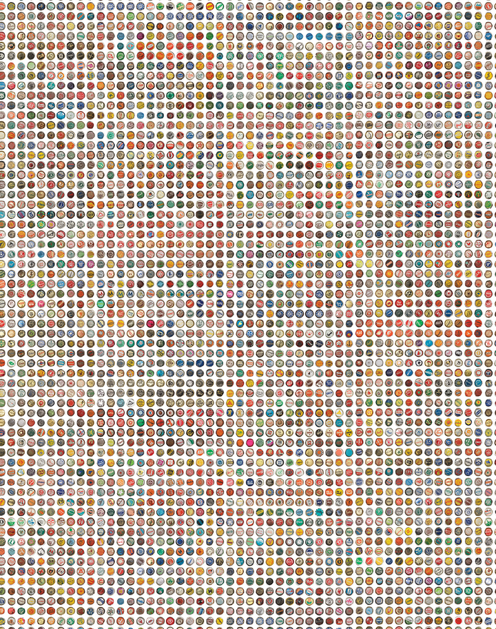 Crown Caps Wallpaper by Jeanine Eek 2 colours