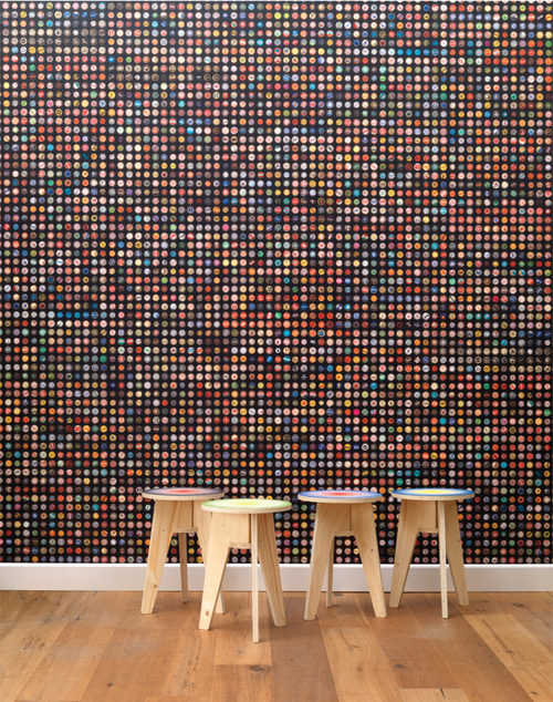 Crown Caps Wallpaper by Jeanine Eek 2 colours NZ-Wallpaper