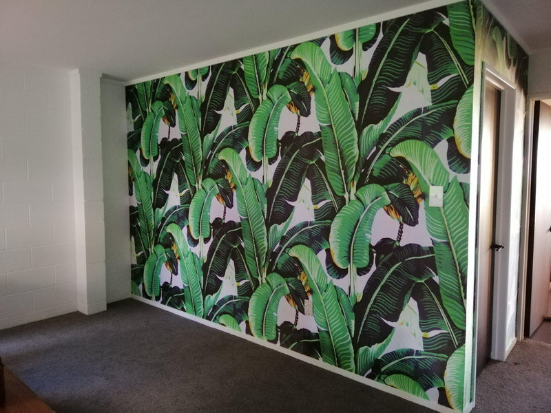 Customers Picture - Tropical Banana Leaf Mural